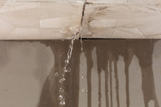 Professional Sewage Cleanup technician working in Clayton, IN
